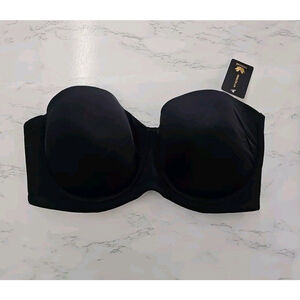 Wacoal Red Carpet Strapless Convertible Bra Black 38 DDD
